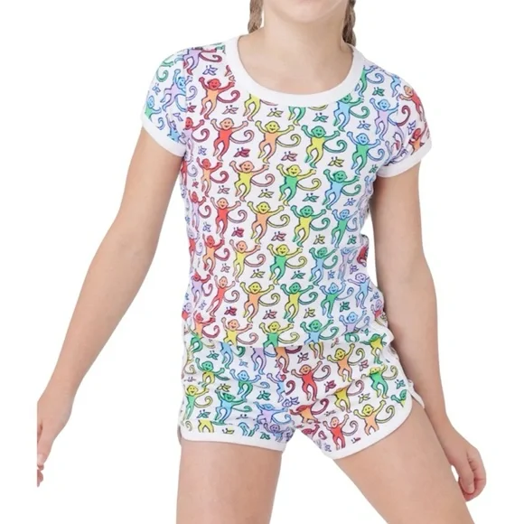 Roller Rabbit Kids Disco Monkey Playa Play Set Rainbow - Picture 1 of 14